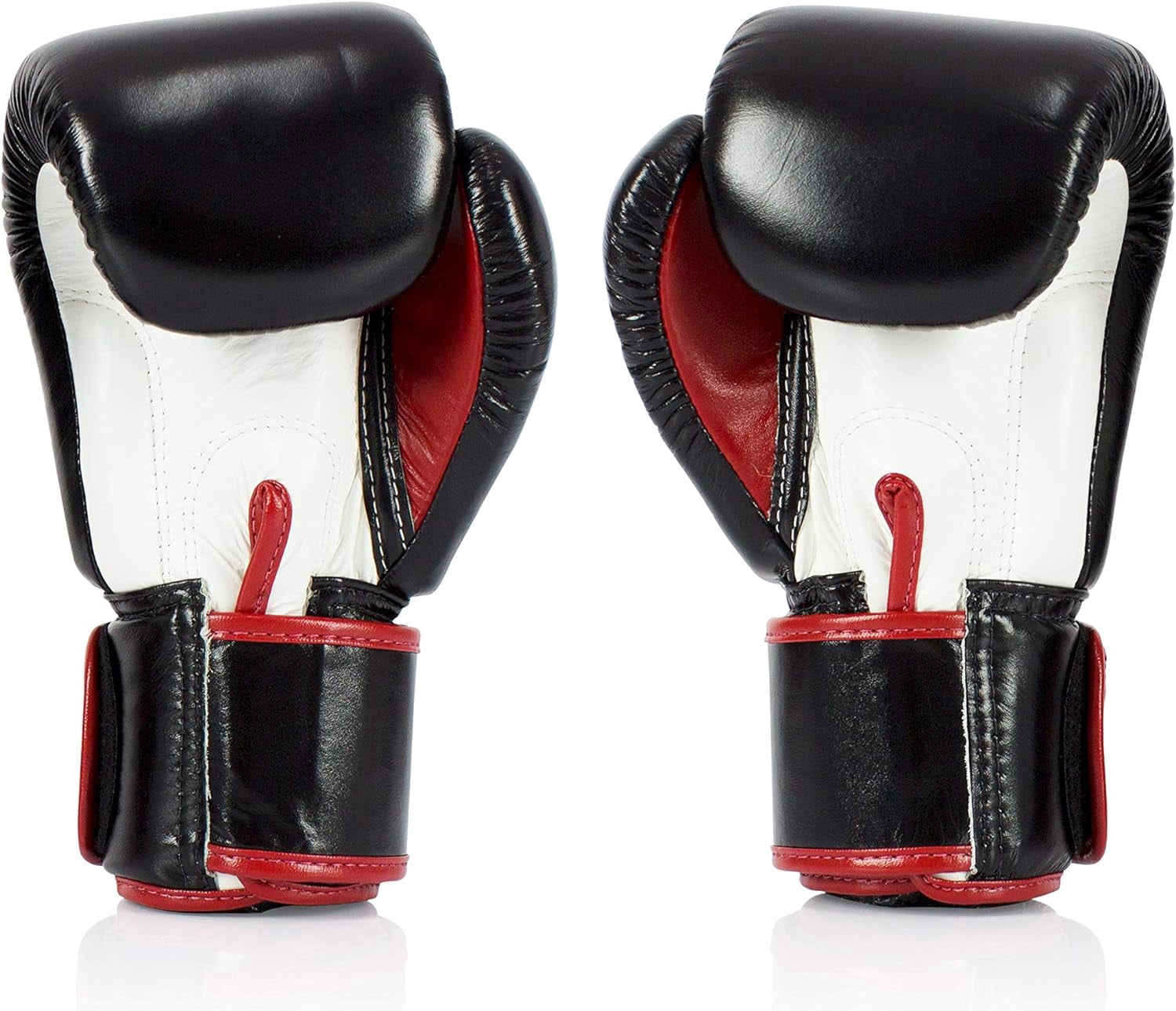 Fairtex Muay Thai-Style Sparring Gloves 14 oz Black / White