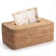 thumbnail image 1 of de Ratán para Caja de Pañuelos, Soporte Rectangular de Mimbre para Caja de Pañuelos, Soporte de Tejido para Baño y Dormitorio., 1 of 5