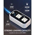 thumbnail image 4 of Inversor de Corriente Blubluman 200W DC 12V a 110V AC con Cargador PD, 4 of 9
