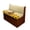 Brown Horse in Sunflower Field, variant on XYZCANDO RV Sofa Cover Breathable, Compatible with Camper RV Camper, RV Booth Seat Covers Fit for Bench RV Seat(2-Piece)