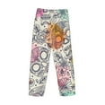 thumbnail image 5 of Bingfone Skull And Flowers Mens All Over Print Sleep Pajama Pants-Xx-Large, 5 of 9