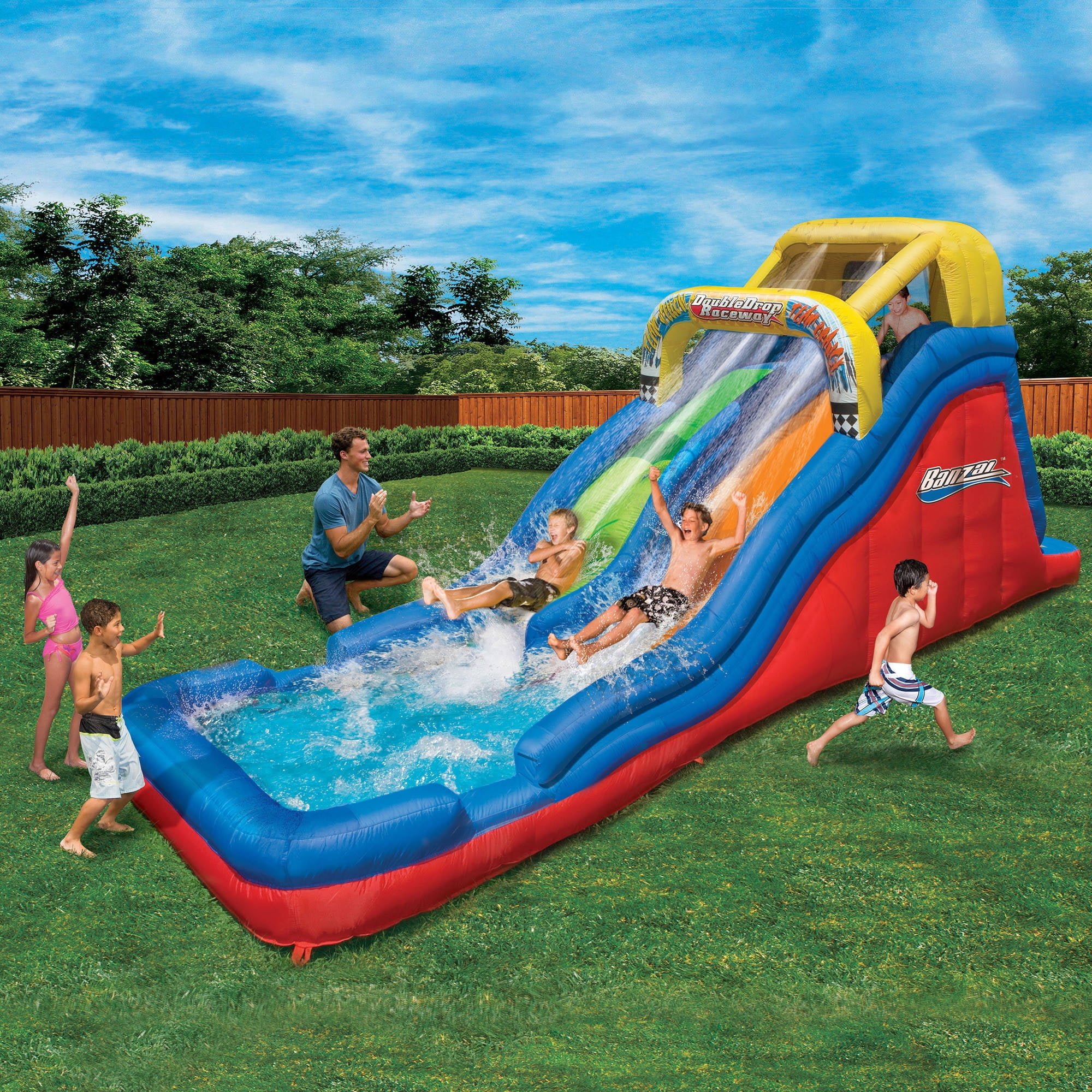 inflatable pool slide target