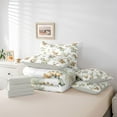 thumbnail image 5 of Feelyou Cute Green Dinosaur Twin Bedding Sets 7-Piece for Kids, Kawaii Dino Eggs Bedding Comforter Set, Cartoon Coconut Tree Reversible Sheet Sets, Super Cozy Room Decor, 5 of 7