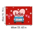 thumbnail image 4 of Valentine Welcome Doormat for Indoor Outdoor Decorative Floor Mat Entrance Rug, 4 of 6