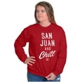 thumbnail image 4 of San Juan Puerto Rico Chill Vintage Sweatshirt for Men or Women Brisco Brands 4X, 4 of 5