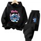 thumbnail image 3 of Conjunto de sudadera con capucha de Stitch Kawaii, sudadera de manga larga para bebé, sudadera de Stitch de otoño para niño de 3 a 14 años, ropa de calle para niña, 3 of 5