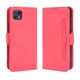 thumbnail image 1 of Case for Motorola MOTO G50 5G Cover Adjustable Detachable Card Holder Magnetic closure Leather Wallet Case - Red, 1 of 5