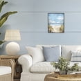 thumbnail image 3 of Stupell Industries Tropical Free Seagulls over Beach Dunes Black Framed Giclee Art, 11 x 14, by Creative Studio, 3 of 8