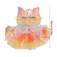 thumbnail image 3 of Btomtd Summer Clothes For Dogs And Cats Rainbows Butterflys Princess Dresses For Pet Suitable For Small Medium And Large Dogs And Cats, 3 of 6