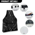 thumbnail image 6 of KUIFORTI Crochet Bag Organizer Yarn Storage Bag Black Marble Crochet Tote Bag for Crochet Lovers Yarn Lover Bag Knitting Bag Accessories, Size S, 6 of 7