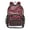 Burgundy Polka Dot, variant on Clear Backpack 12L Large Capacity Transparent Waterproof Burgundy Polka Dot