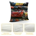 thumbnail image 4 of SHERONV Lightning McQueen Graphic Decorative Throw Pillow Cover for Home Couch Living Room Bed Sofa Square Pillow Covers 1PC 20x20in, 4 of 5