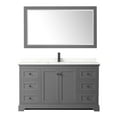 thumbnail image 2 of Wyndham Collection Wcv232360s-Qtz-Unsm58 Avery 60" Free Standing Single Basin Vanity Set -, 2 of 7