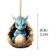 thumbnail image 3 of Xihbxyly Colgante de Dinosaurio Navideño, Decoración Acrílica para Coche, Bonita Manualidad Navideña, Adorno para Árbol Festivo, Etiqueta de Regalo Multiusos, Accesorio para Espejo Retrovisor, 1 Unid, 3 of 3