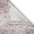thumbnail image 6 of Ambesonne Floral Valance & Curtain, Retro Flowers Soft Tones, 55"x24", Fuchsia Pale Pink, 6 of 6