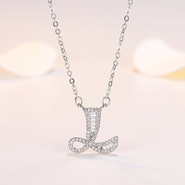 Collar con colgante de tu nombre, mi apellido y 26 palabras en inglés para hija.