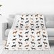 thumbnail image 1 of Fotbe Labrador Retriever Dog Manta de Franela Acolchonada con Estampado, Súper Suave y Esponjosa, Extra Grande para Sofá, Cama, Uso Todo el Año-80"x60", 1 of 7