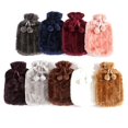 thumbnail image 2 of 2L Removable Hot Water Bottle Bag Plush Cover Protective Case Heat Preservation, 2 of 4