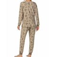 thumbnail image 3 of Disney Ladies' Plus Winnie the Pooh Pajama Set 2-Piece, Brown 3X, 3 of 3