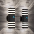thumbnail image 1 of Lámparas de pared para exteriores tewei, paquete de 2 unidades, IP65, del anochecer al amanecer, 3000 K, 1 of 8