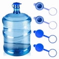 thumbnail image 2 of 5 Gallon Water Jugs Cap Non-Spill Bottle Caps with Inner Plug Durable Thick Reusable Silicone Water Bottle Cover Drinking Bucket, 2 of 10