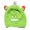 Grass Green, variant on Kids Hand-Knitted Frog Beanie Hat, Wool Crochet Winter Cap for Boys and Girls