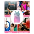 thumbnail image 3 of Girls Gymnastics Leotards with Shorts Sparkle Dance Unitards Mermaid Active Biketards 2-8 Years, 3 of 6