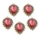 thumbnail image 1 of 5 unids/ colgante de piedra de cristal de aleación para collar de mujer accesorios de llavero Vino rojo perfke Aleación de cristal colgante, 1 of 8