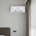 thumbnail image 1 of Flower Pattern Polyester Decorative Curtain for Living Room Bedroom - Stylish Air Conditioner Cover, 1 of 5