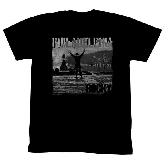 Rocky Philadelphia Black T-Shirt