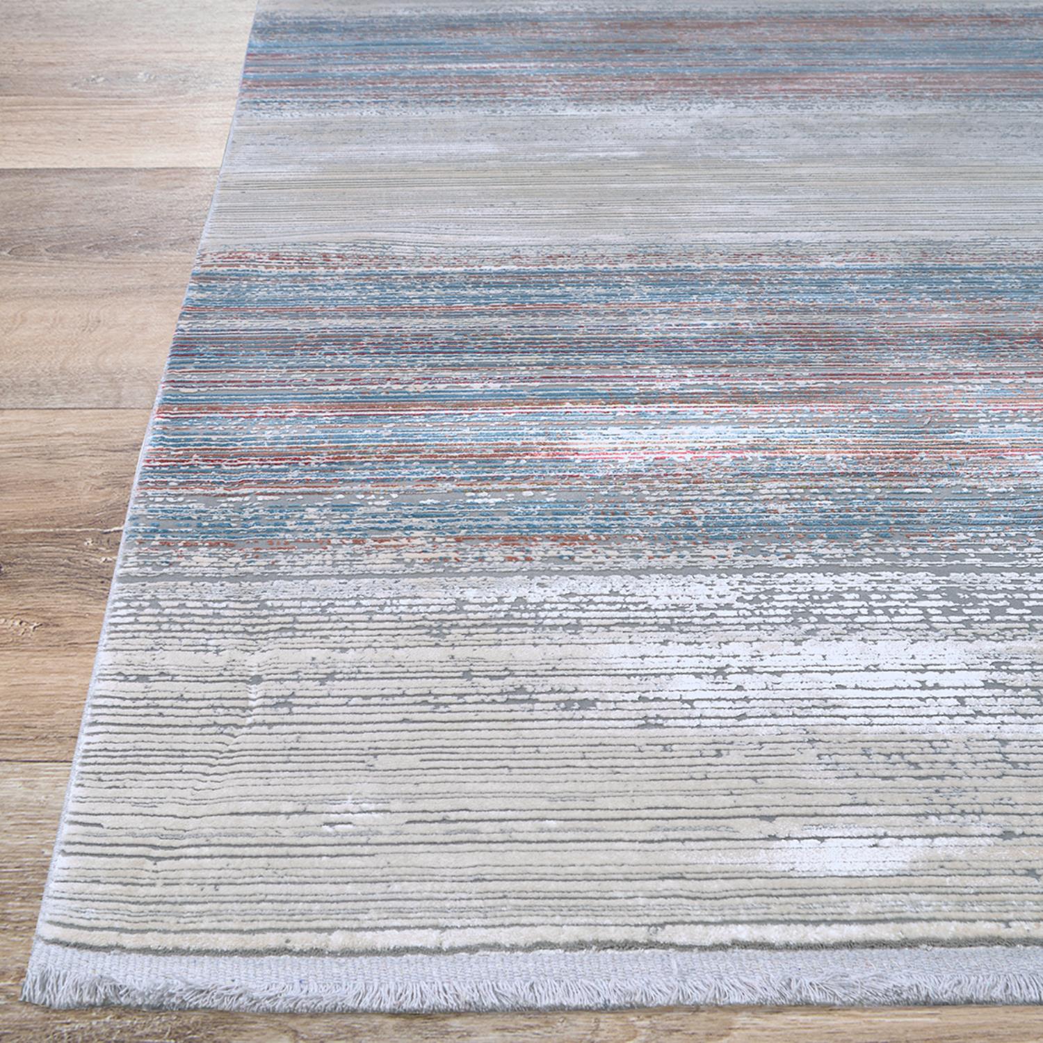 Couristan Siena Ombre 2'7" x 7'2" Multi-Ivory Runner Rug