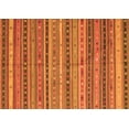 thumbnail image 1 of Ahgly Company Indoor Rectangle Southwestern Orange Country Area Rugs, 7' x 9', 1 of 1