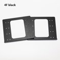 thumbnail image 1 of Aluminum 3.5 HDD Hard Disk bracket DIY Hard Disk Box Hard Disk Expansion Rack Chassis Accessories 4F black, 1 of 6
