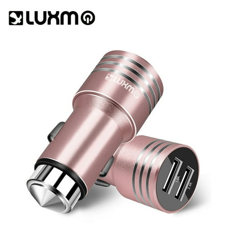 Universal Bolt 2 4a Metallic Dual Usb Car Charger Rose Gold Universal Bolt 2 4a Metallic Dual Usb Car Charger Rose Gold
