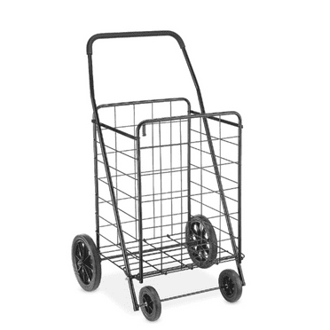 Deluxe Utility Cart, Extra Large, Black