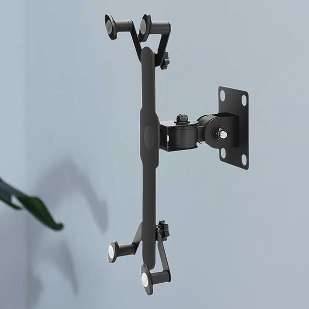 Soporte de pared para tableta, rotación de 360 degree, cocina, fácil instalación, sala de estar, ahorra espacio, práctico ángulo ajustable, resistente Abrazadera de 4