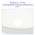 thumbnail image 4 of 13"×13" White Ceramic Circular Vessel Bathroom Sink, 4 of 7