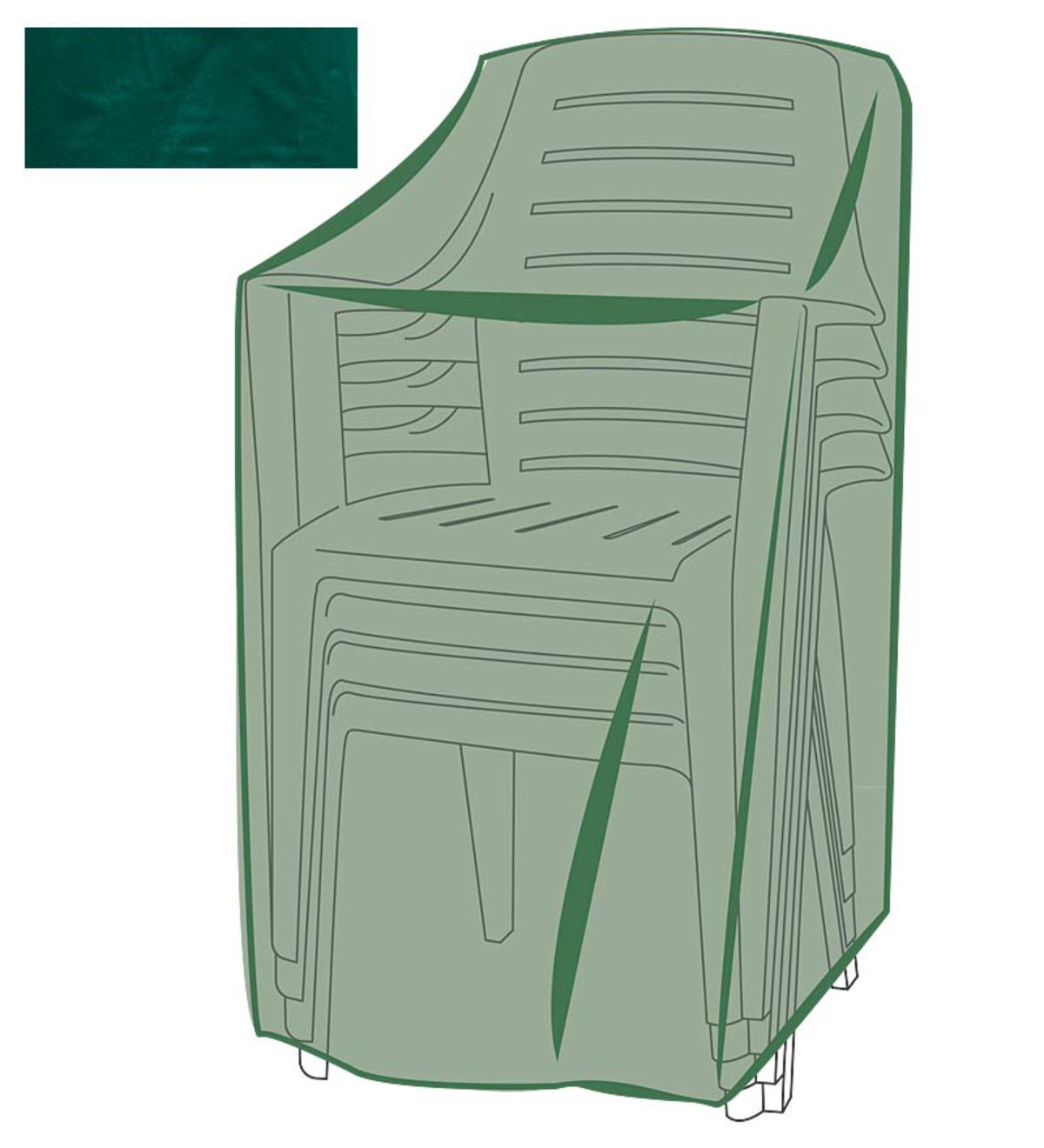 All-Weather Outdoor Furniture Cover for Stacking Chairs - image 4 of 6