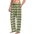 thumbnail image 6 of Balery pelecus cultratus print Men's Pajama Pants,Ultra Lightweight Pjs,Lounge Pant-Medium, 6 of 6