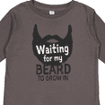 thumbnail image 4 of Inktastic Waiting For My Beard To Grow In Boys Long Sleeve Toddler T-Shirt, 4 of 5