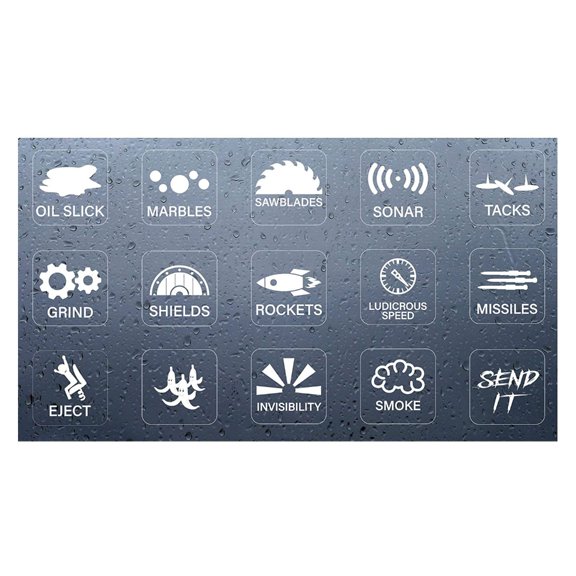 Customizable Car Interior Switches Stickers for Enhanced Aesthetic and Safety Easy to Install & Remove Without Residues