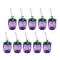 thumbnail image 1 of 10 piezas frutas tazas de uva regalo de agua leche de agua hermosas botellas portátiles Púrpura, 1 of 8
