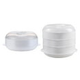 thumbnail image 2 of Microwave Oven  Steamer With Lid Cookware Steamer Microwave Steamer Microwave Food Cooking Container Kitchen Cooking Tools, 2 of 5