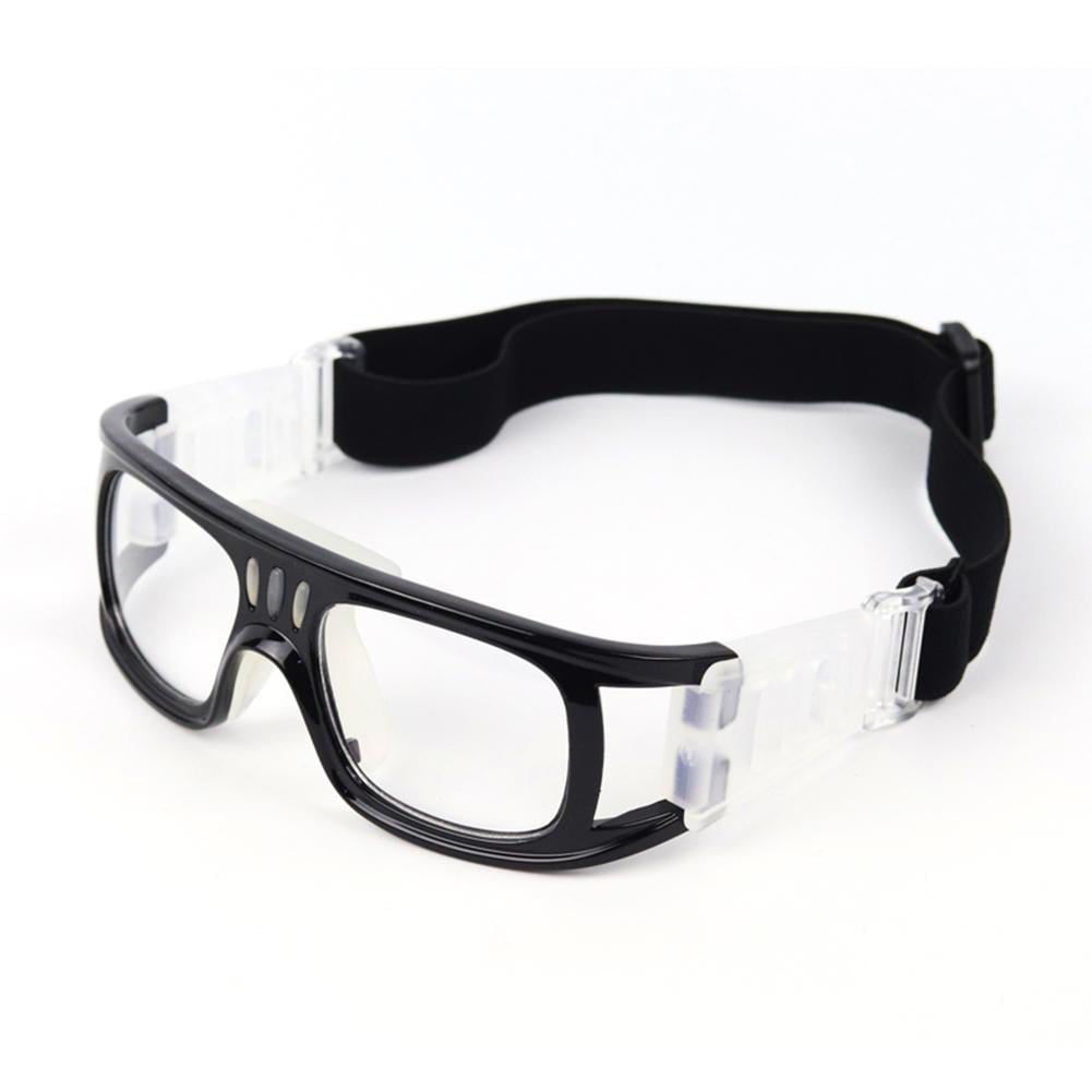 black Red PC Sport Basketball Glasses Removable Head‑mounted Protective Goggles 