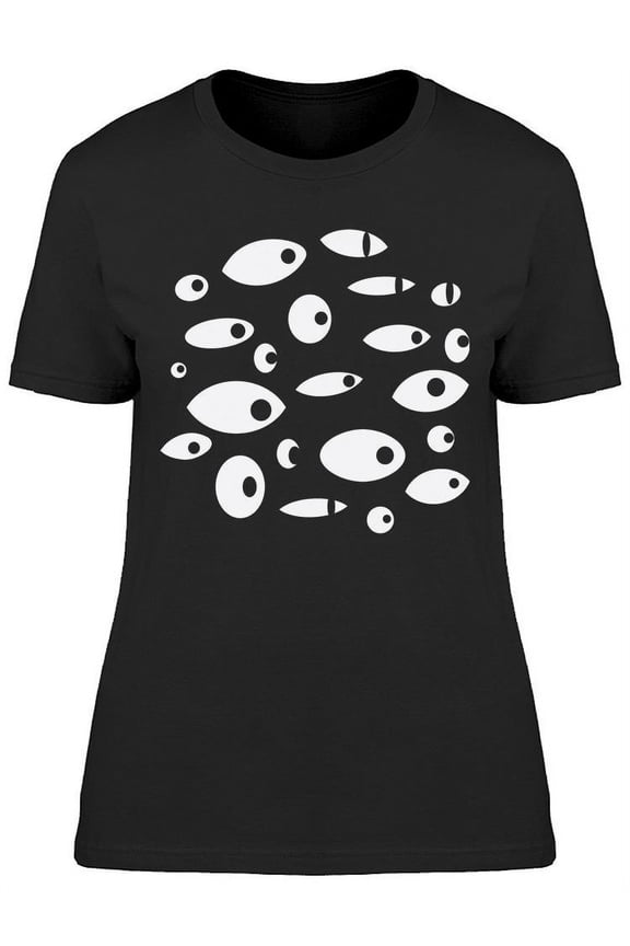 Eyes Graphic Women T-Shirt, Female x-Large