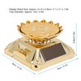 thumbnail image 4 of Plastic Jewelry Display Stand, Gold Solar Powered Jewelry Tray, Exhibitions Offices Retail Stores For Homes, 4 of 8