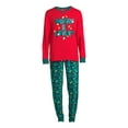 thumbnail image 6 of Jolly Jammies Men's Merry and Bright Matching Family Pajamas Set, 2-Piece, Sizes S-2X, 6 of 6