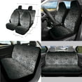 thumbnail image 2 of Renewold Spider Web Print Gray Car Seat Covers Front Back Seats Set of 14, with Halloween Steering Wheel Seatbelt Pad Trash Bin Armrest Cushion Rearview Mirror Cover Gear Shift Cover Set Cup Holder, 2 of 7