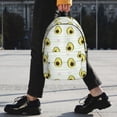thumbnail image 2 of Lukts Avocado of a Hear Pattern 15 Inch Student Backpack, Waterproof Laptop Backpack with Adjustable Shoulder Straps, Lightweight Travel, Campus Backpack, Unisex, 2 of 6