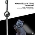 thumbnail image 5 of Airtag Cat Collar Breakaway, Reflective Kitten Collar with Apple Air Tag Holder and Bell for Girl Boy Cats, 0.4 Inches in Width and Lightweight, 5 of 7